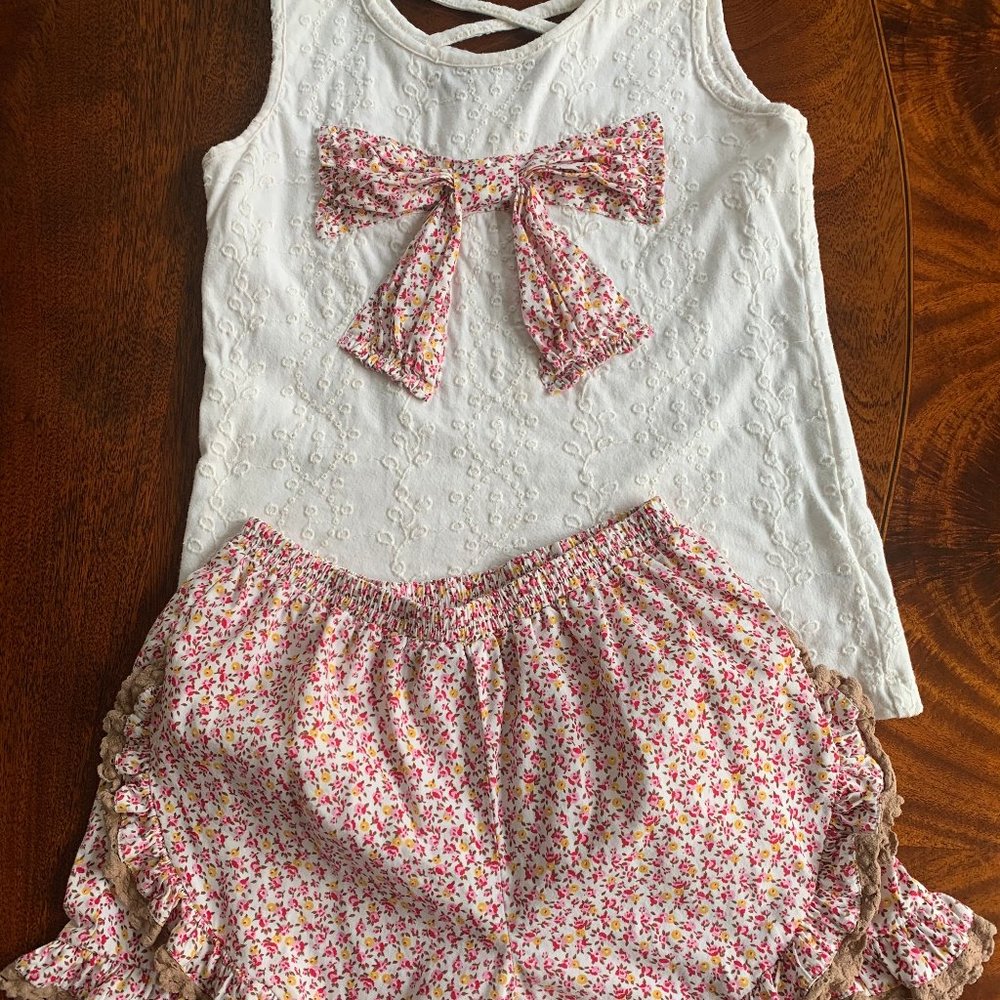 Mustard Pie girls Shorts Set- Size 10